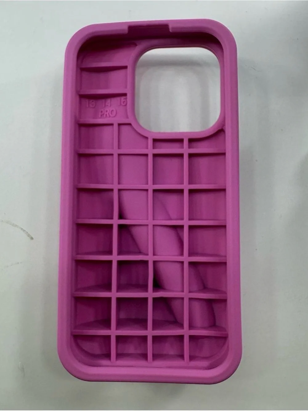 rhode Pink Phone Case with Built-In Lip Gloss Holder - includes lip gloss